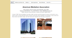 Desktop Screenshot of americanmediation.org