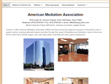 Tablet Screenshot of americanmediation.org